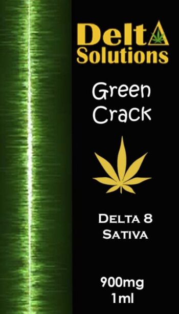 Delta Solutions Delta 8 Green Crack 1 ml Cart