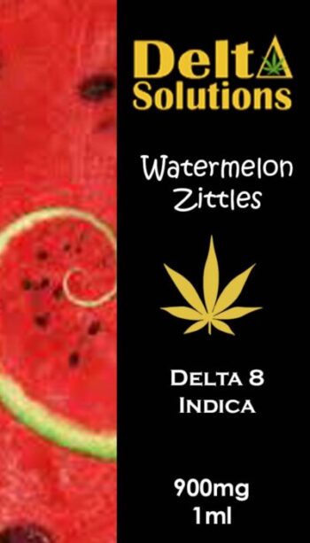 Delta Solutions Delta 8 Watermelon Zittles 1 ml Cart