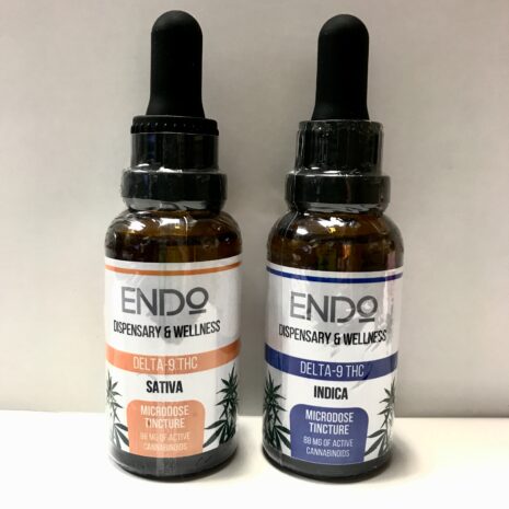 Indica and Sativa D9 Tincture For Micro-Dosing