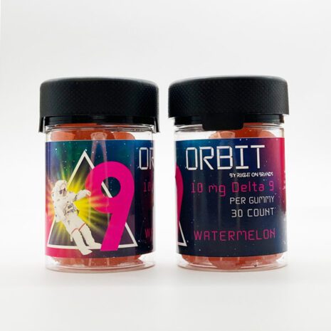 Orbit Delta 9-10mg Gummy-30 count-Watermelon