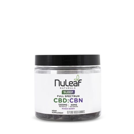 NuLeaf CBD:CBN 3:1 60CT Mixed Berry Gummies