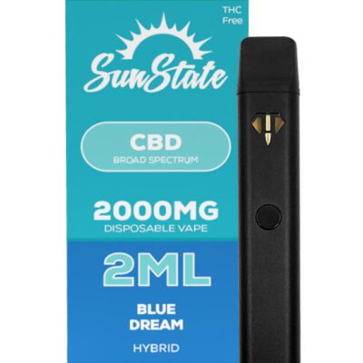 Sun State CBD Disposables 2000mg Blue Dream