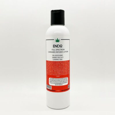 Endo Cannabis Infused Lotion with Lidocaine 8oz
